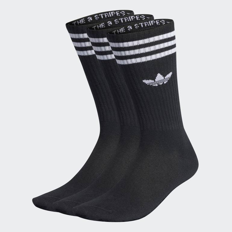 SOLID CREW SOCKS 3 PAIRS - XL