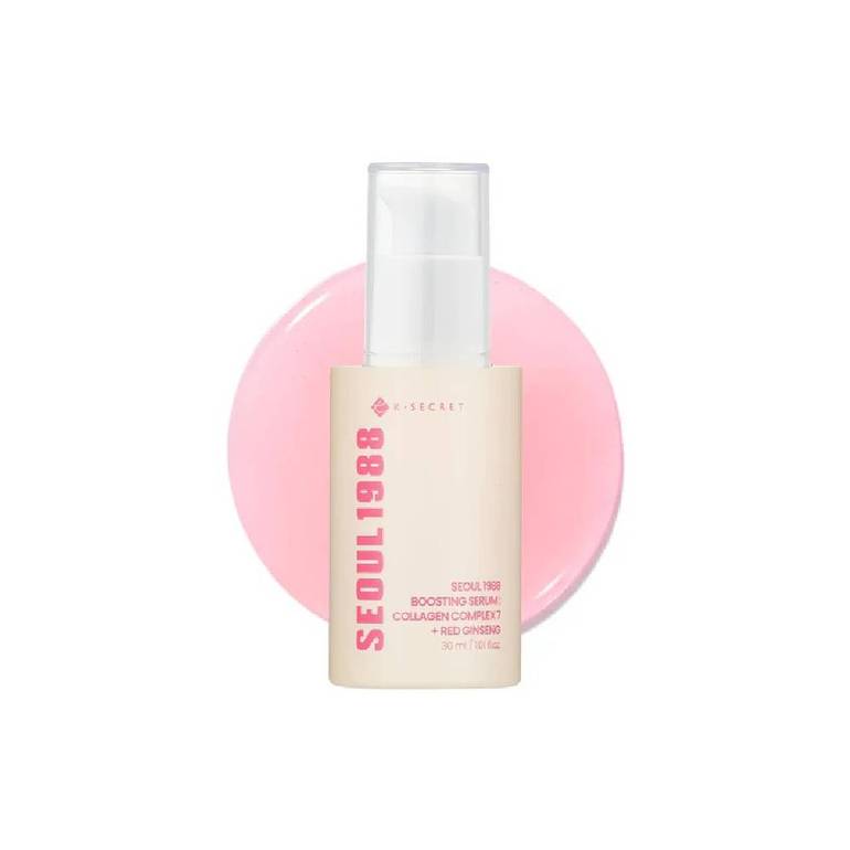 K-SECRET Seoul 1988 Boosting Serum Collagen Complex + Red Ginseng – Hydrating & Revitalizing Serum 30ml