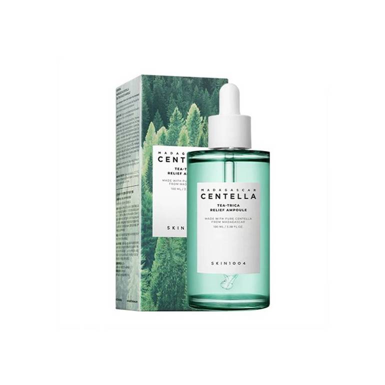 SKIN1004 Madagascar Centella Tea-Trica Relief Ampoule 100ml – Soothing & Blemish Care Ampoule 100ml