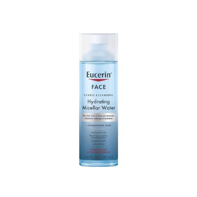 Eucerin Hydrating Micellar Water with Hyaluronic Acid – 3-in-1 Cleansing & Hydration for All Skin Types 200ml
