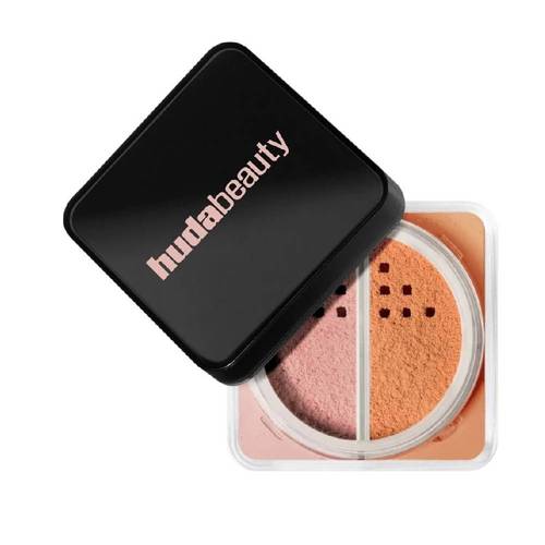 Huda Beauty Easy Bake Dual Loose Powder – Brightening & Flawless Setting Powder-Pumpkin 