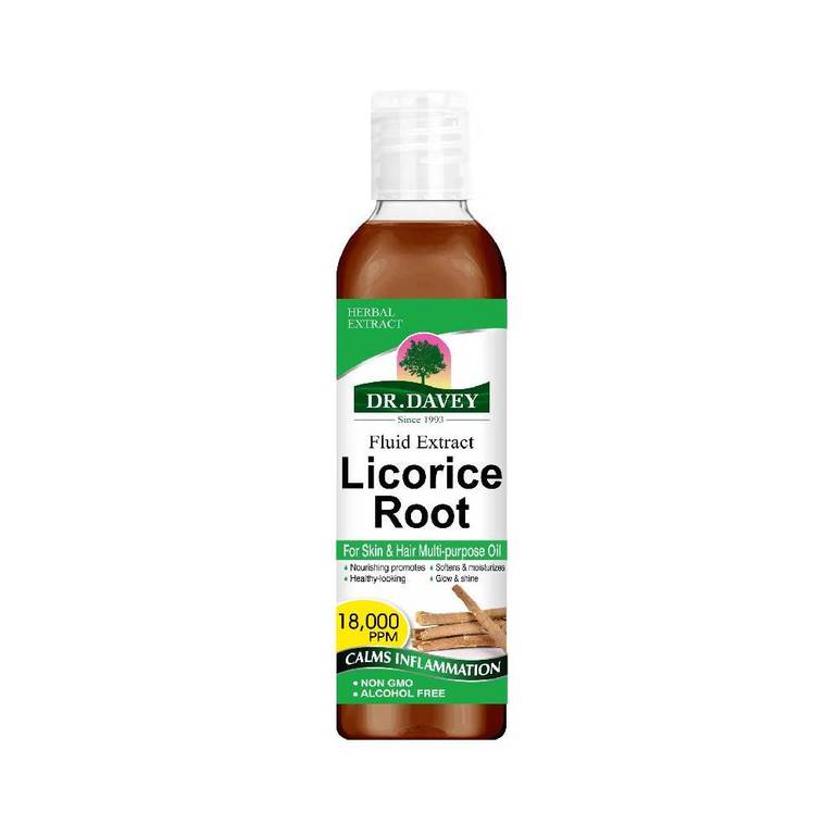 DR. DAVEY Licorice Root Multi-Purpose Oil for Skin & Hair – 180ml