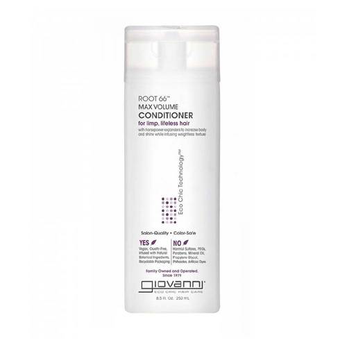 Giovanni Root 66 Max Volume Conditioner – Lightweight Volume Boost for Fine Hair 250ML