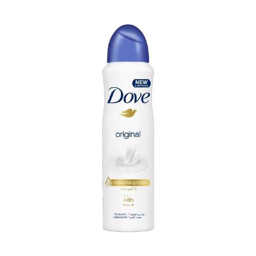 Dove Original Anti-Perspirant Spray – 48H Protection with Moisturizing Cream 150ML