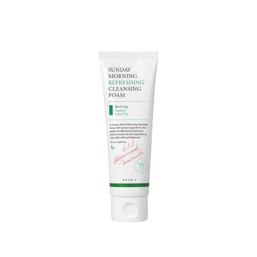 AXIS-Y Sunday Morning Refreshing Cleansing Foam – Gentle Daily Facial Cleanser 120ml