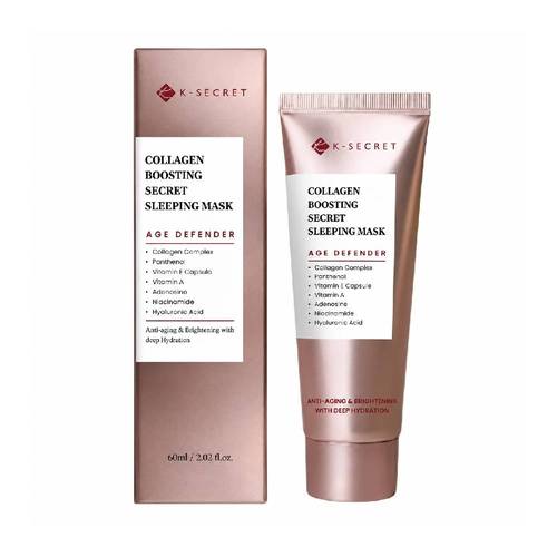 K-SECRET Collagen Boosting Secret Sleeping Mask for Overnight Hydration & Skin Firming 60ml
