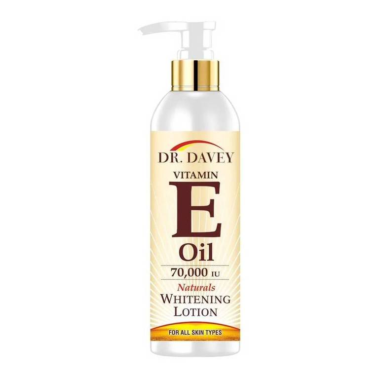 DR.DAVEY Vitamin E Oil Whitening Lotion – Deep Hydration & Nourishing Skin Care 300ml
