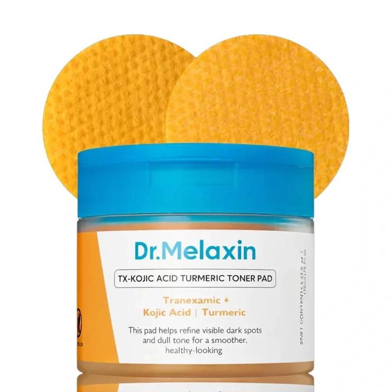 Dr. Melaxin TX-Kojic Acid Turmeric Toner Pads – Brightening & Skin Tone Care Pads 70pads 190ml