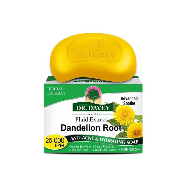 DR.DAVEY Dandelion Root Anti-Acne & Hydrating Soap – Deep Cleansing & Natural Glow
