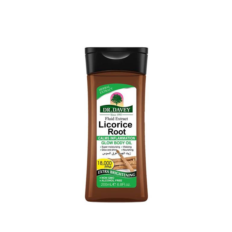 DR.DAVEY Licorice Root Glow Body Oil – Deep Moisture & Natural Radiance 200ml
