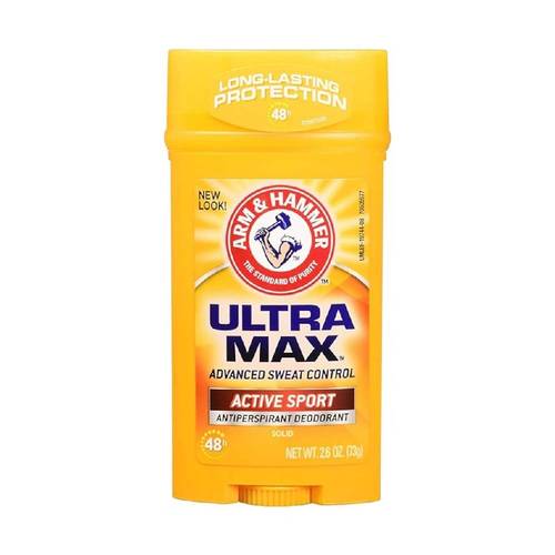 Arm & Hammer Ultra Max Active Sport Antiperspirant Deodorant – 48-Hour Protection 73g