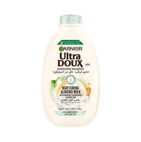 Garnier Ultra Doux Nurturing Almond Milk Hydrating Shampoo for All Hair Types 400ML