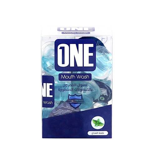 ONE Mouth Wash Capsules – Mint Flavor Fresh Breath 20pcs