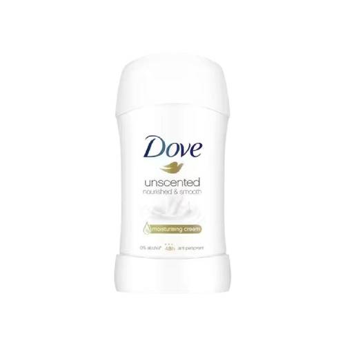 Dove Unscented Antiperspirant Stick – 48-Hour Protection & Gentle Care for Sensitive Skin 40g