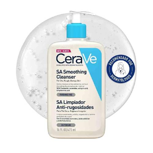 CeraVe SA Smoothing Cleanser for Dry, Rough & Bumpy Skin – 473ml