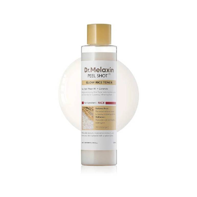 Dr. Melaxin Peel Shot P5 Glow Rice Toner 200ml