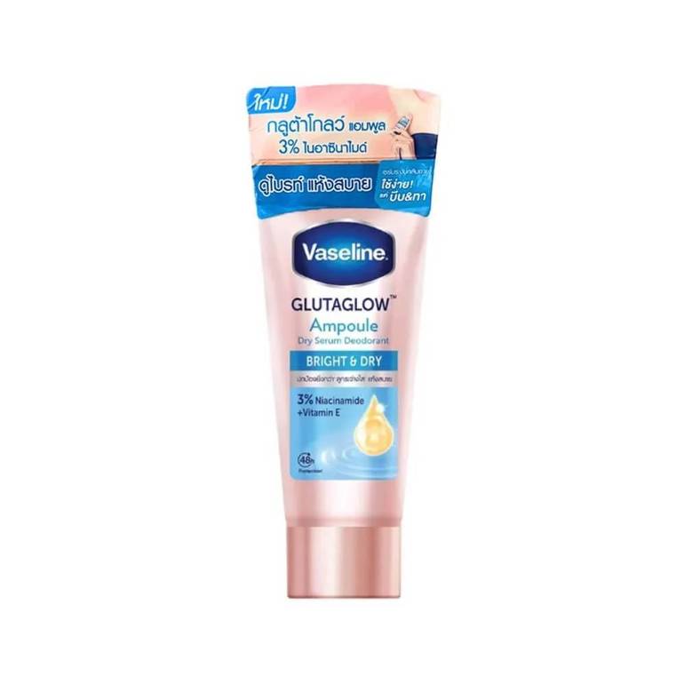 Vaseline GlutaGlow Ampoule Dry Serum Deodorant Bright & Dry – 3% Niacinamide + Vitamin E