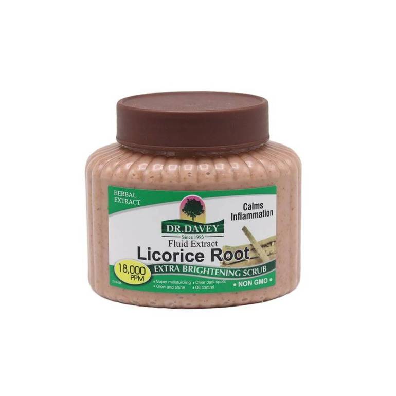 DR.DAVEY Licorice Root Brightening Scrub – Deep Cleansing & Skin Revitalizing Scrub 500g