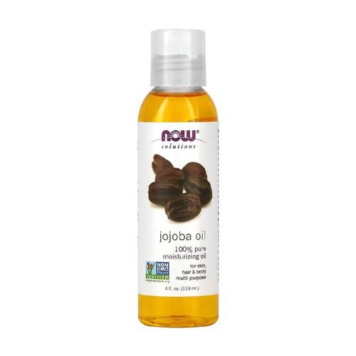 NOW Solutions 100% Pure Jojoba Oil – Natural Moisturizing Oil for Skin, Hair & Body 118ml