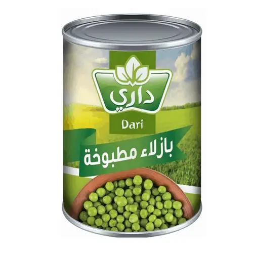 داري بازلاء مطبوخة معلب 400 جرام