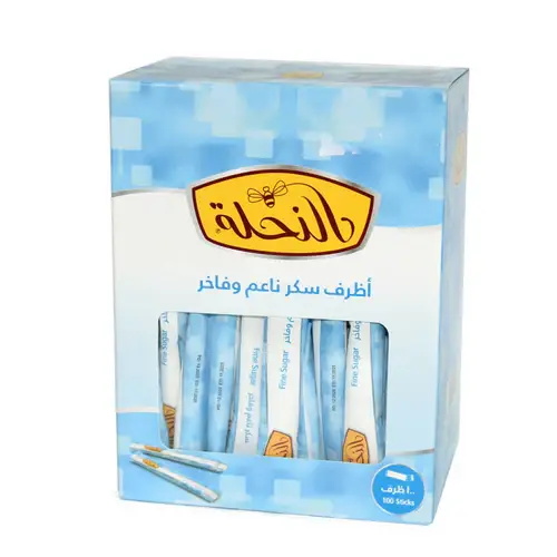 اظرف سكر ناعم وفاخر النحلة-100ظرف500جرام