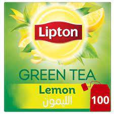 شاي لبتون أخضر ليمون 100حبة