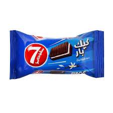 كيك بار بحشوة الفانيلا سفن دايز  25جم
