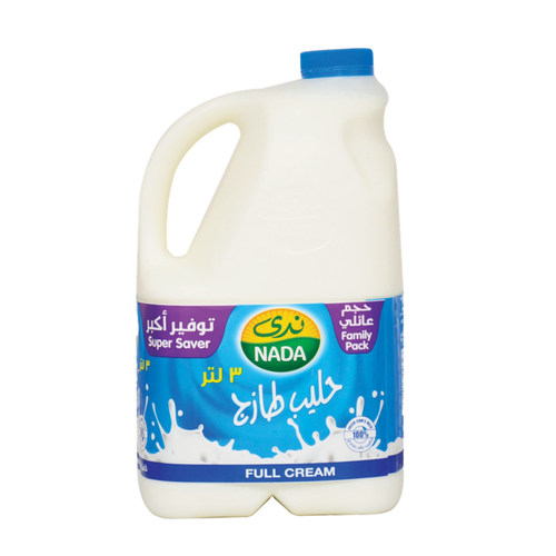 حليب كامل الدسم ندى 3 لتر 