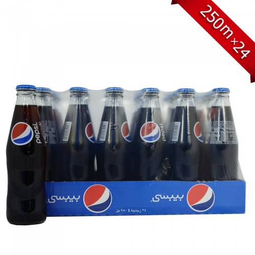 شدة بيبسي زجاج 250مل