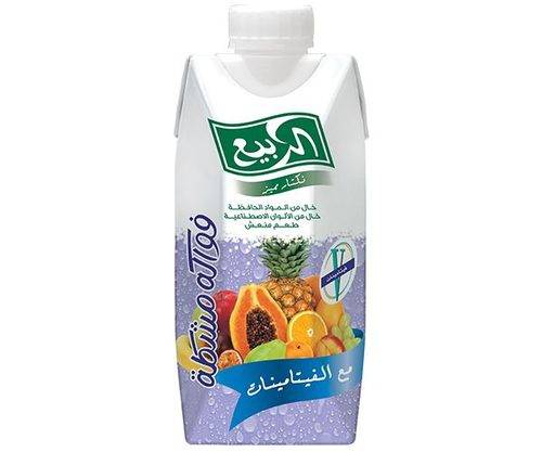 عصير الربيع 330مل-فواكه استوائية-سكر