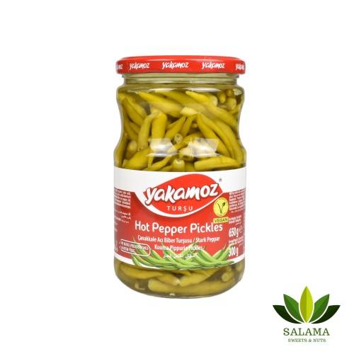 مخلل فلفل حار yakamoz 370g