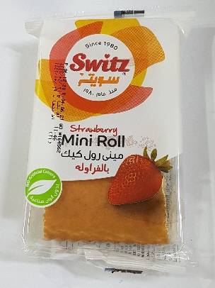 سويتز ميني رول كيك بالفراولة 69جرام