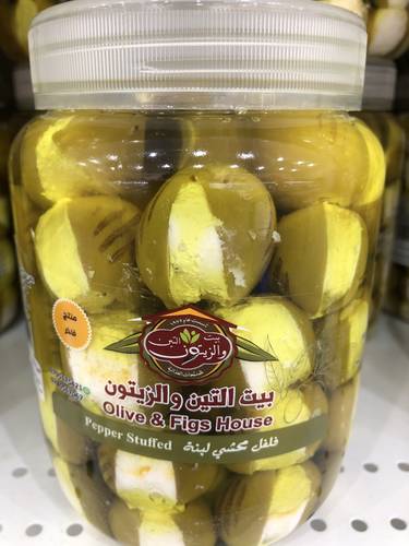 فلفل محشي لبنة 600جرامً