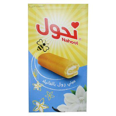 بكت نحول ميني رول كيك بالفانيلا 23جرام