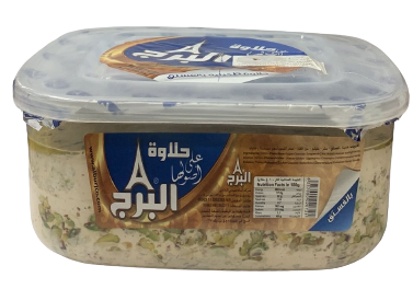 حلاوة البرج طيحينية فستق 700جرام