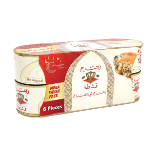قشطة التاج سادة 6 حبات