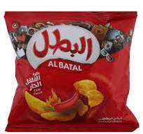 شبس البطل فلفل الحار 12غ
