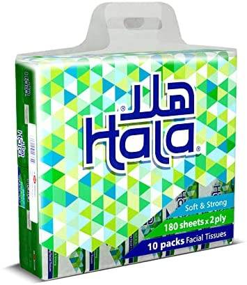 شدة مناديل هلا مزدوجة 180منديل