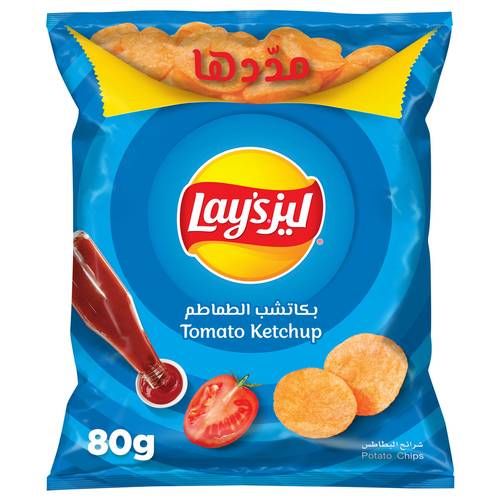 شرايح البطاطس ليز بكتشب الطماطم90 غ