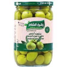 زيتون اخضر حلبي عين الجمل 1200جرانً