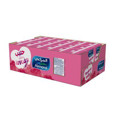 كرتون حليب المراعي  بنكهة الفراولة 18*150 مل 