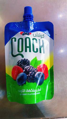 شراب كوتش بنكهه التوت 180 مل