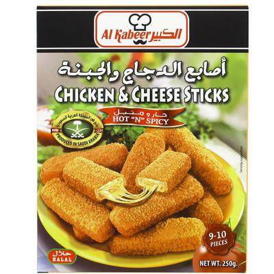 اصابع الدجاج والجبنة 250 غ