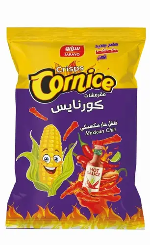 مقرمشات كورنايس بفلفل الحار المكسيكي 