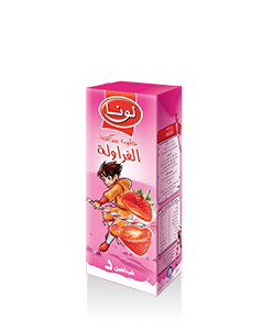 حليب لونا-200مل-بنكهة الفراولة