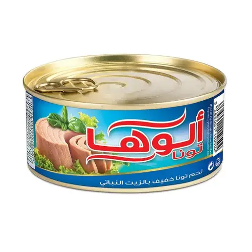 لحم تونا الوها خفيف بالزيت النباتي 185 ج