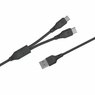 Porodo PVC 2 in 1 Cable ( Compatible with Type-C / Micro USB ) 