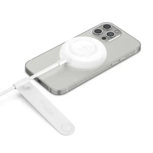 Belkin Charge Magnetic Portable Wireless Charger Pad- White