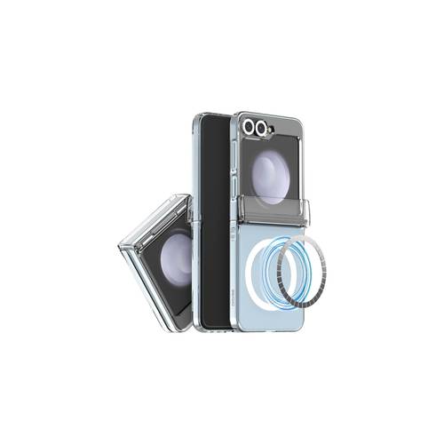 جراب Araree Nukin 360° M الشفاف المتوافق مع MagSafe لهاتف Samsung Z Flip6 - شفاف