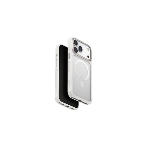 جراب UNIQ Airsuit لهاتف iPhone 17 Pro Max مع دعم الشحن MagClick - أبيض